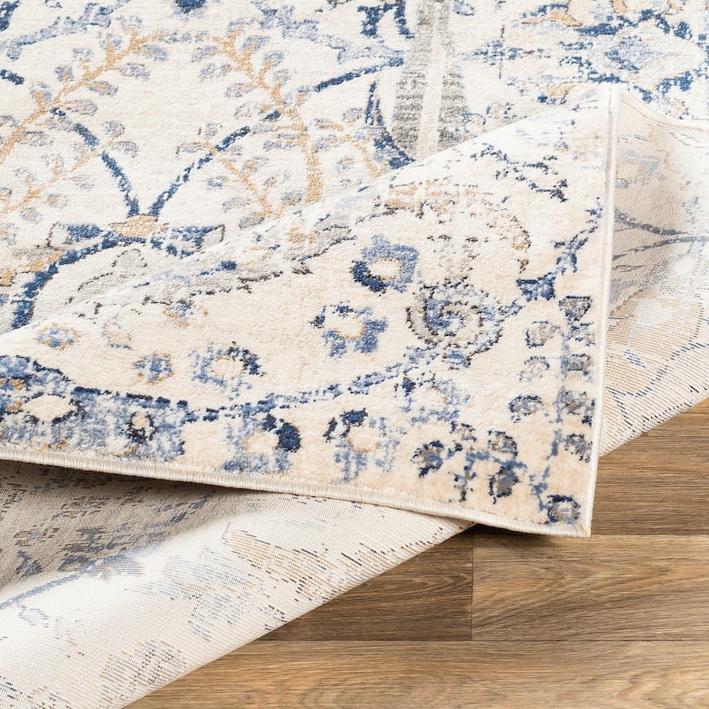 Livabliss Fitz Vintage Floral Area Rug