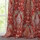 preview thumbnail 2 of 18, DriftAway Christopher Peacock Floral Pattern Blackout Window Curtain Grommet 2 Layers