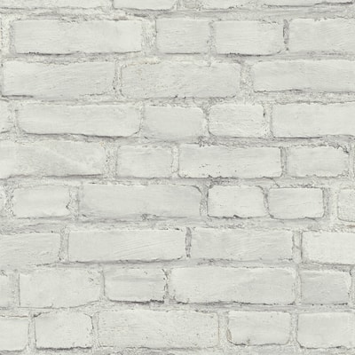 Galerie Wallcoverings Bricks and More Collection Coastal Brick Effect Matte Finish Vinyl on Non-woven Wallpaper Roll
