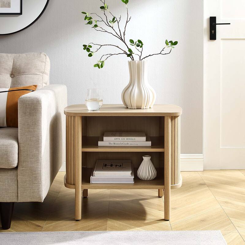 Cadence Open Nightstand - Oak