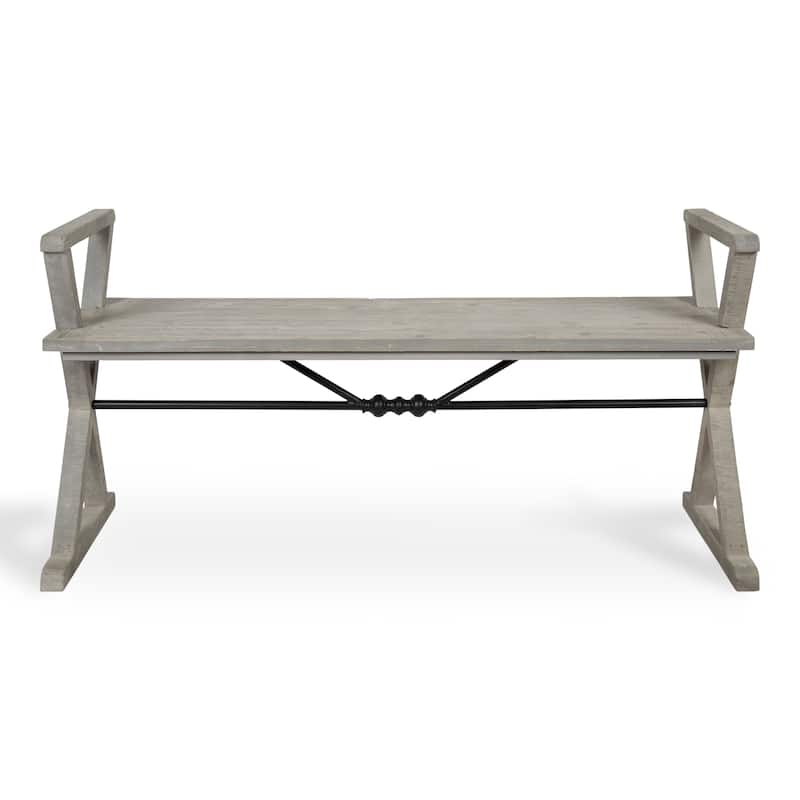 Kate and Laurel Travere Wood Bench
