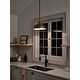 preview thumbnail 6 of 4, Kichler Lighting Fira 14 inch 1-Light Pendant Natural Brass and Black
