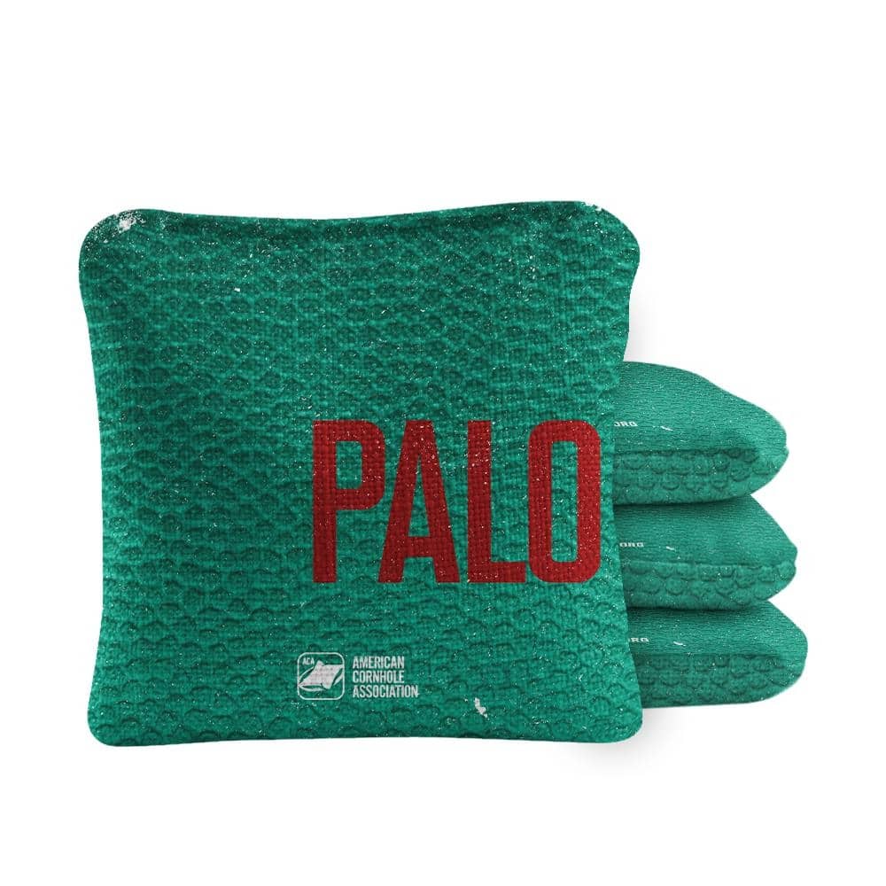 Palo Alto Green Dual Sided Cornhole Bags