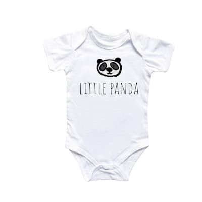 Panda Bear - Baby Boy Girl Clothes Infant Bodysuit Funny Cute Newborn
