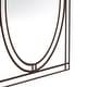 preview thumbnail 4 of 3, Rectangular Beveled Wall Mirror with Trim Accent Edges, Silver