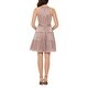XSCAPE Women's Metallic Tiered Skirt Dress Pink Size 12 - Bed Bath ...