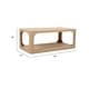 preview thumbnail 15 of 22, Addison Mango Wood Coffee Table by East at Main