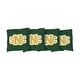 preview thumbnail 1 of 1, St. Norbert Green Knights Green Cornhole Bags All-Weather Resin Filled