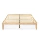 preview thumbnail 38 of 93, 12" Classic Solid Wood Platform Bed Frame