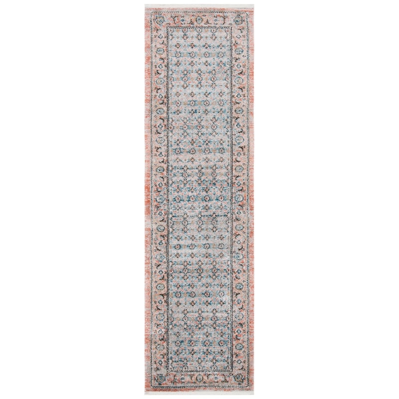 SAFAVIEH Shivan Tamuita Oriental Rug - 2'2" x 8' Runner - Blue/Rose