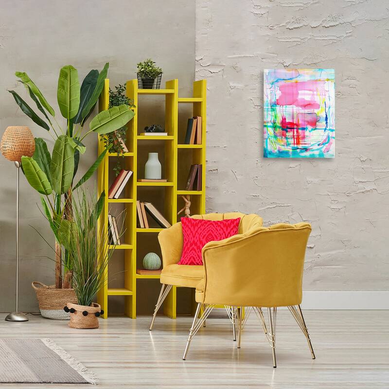 Stupell Vivid Watercolor Abstraction Canvas Wall Art Design By Gemma Bardot