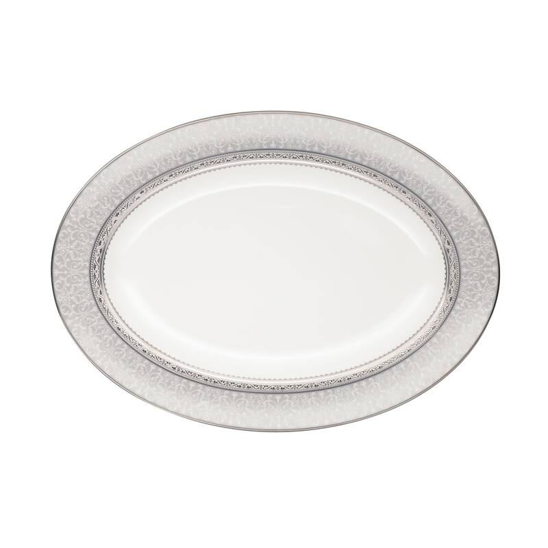 Odessa Gold Oval Platter, 14" - Gold