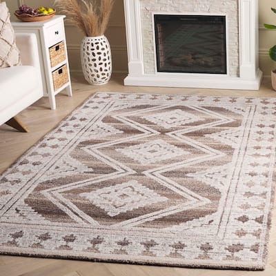SAFAVIEH Hand-Tufted Kenya Anjan Southwestern Wool Rug