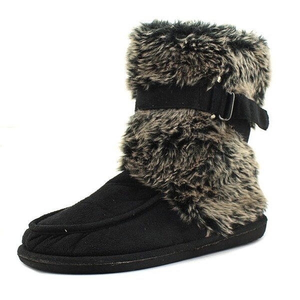 Shop Dr Scholl S Ariana Women Round Toe Canvas Black Winter Boot