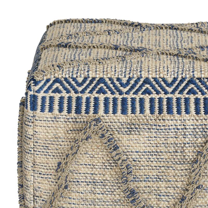 WYNDENHALL Tasneem Boho Square Pouf