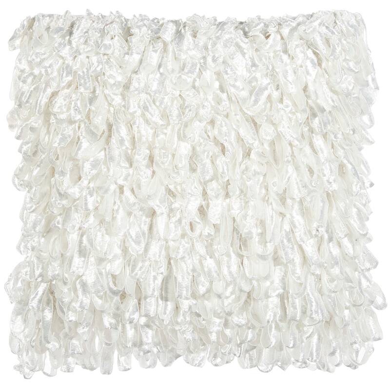 Mina Victory Life Styles Seafoam Throw Pillow , ( 20"X20" )