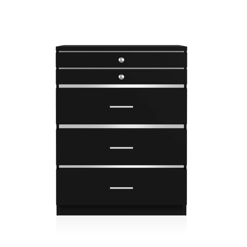Mary Glam 5-Drawer Jewelry Armoire with Felt by Furniture of America