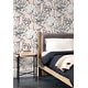 preview thumbnail 10 of 34, NextWall Lotus Floral Peel and Stick Wallpaper