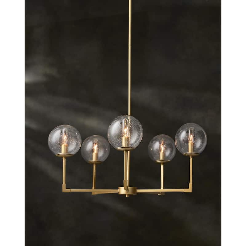 Livabliss Renato Traditional Chandelier - 22"L x 22"W x 12"H - Gold