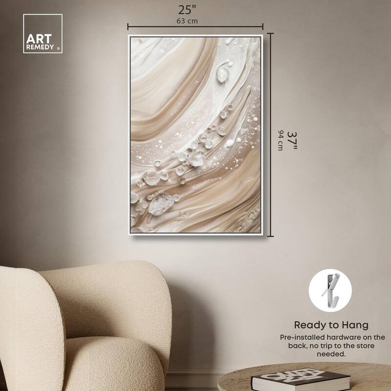 Viscous Veils II Canvas by Art Remedy
