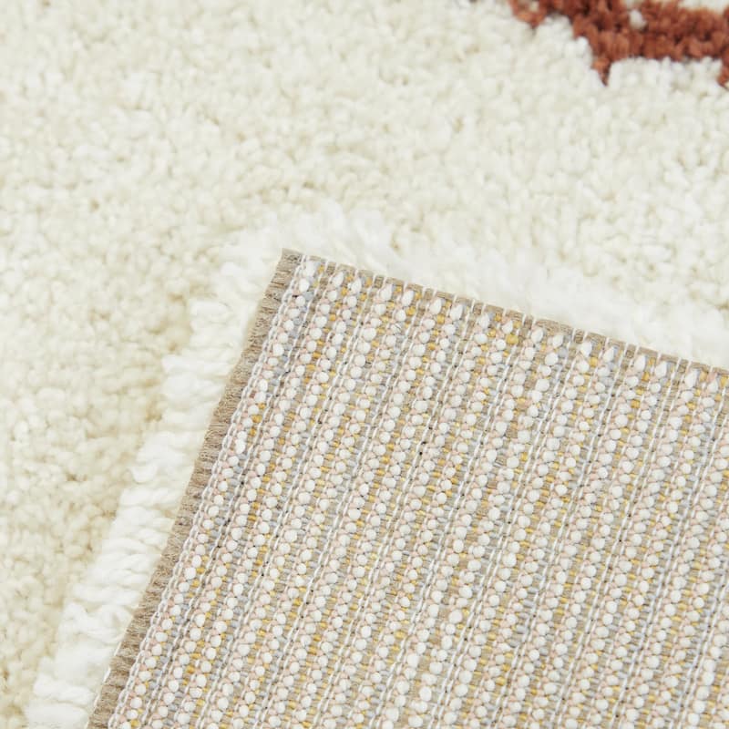 Pavel Abstract Geometric Shag Area Rug