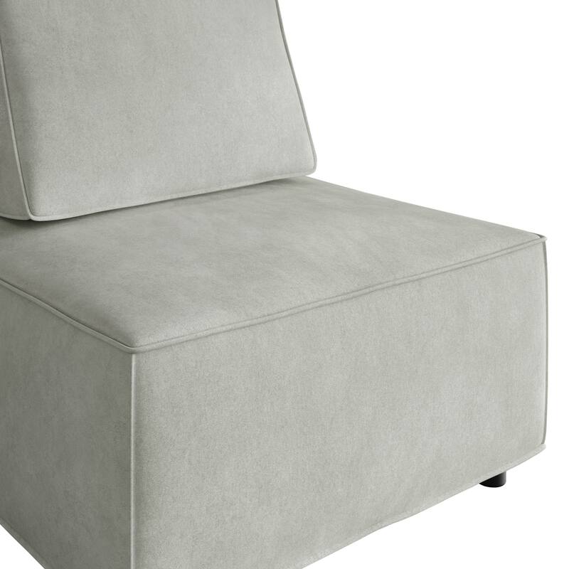 Clayfell Fandy Velvet Square Accent Chair