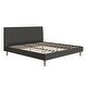 preview thumbnail 39 of 51, Mr. Kate Daphne Upholstered Bed Dark Gray - King