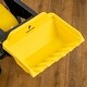 preview thumbnail 2 of 8, Pedal-Powered Construction Digger Toy with Trailer & Durable Design for Kids - Yellow