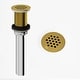preview thumbnail 34 of 50, VIGO 1.75" W Vessel Bathroom Sink Grid Drain