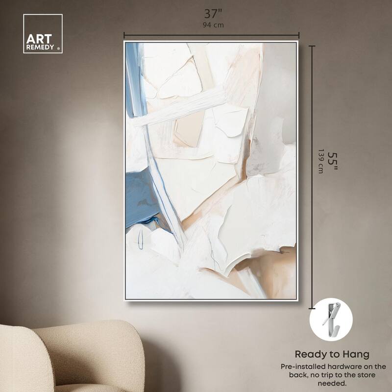 Bone and Beige I Canvas by Art Remedy