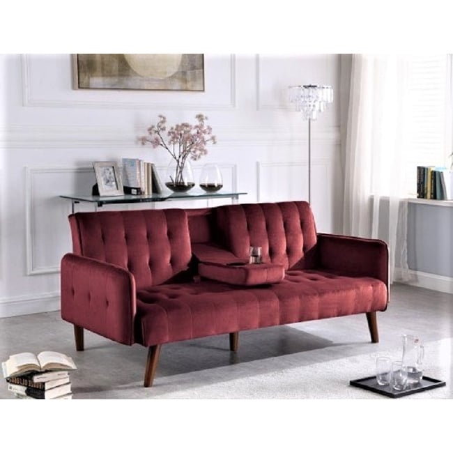 Carson carrington salsater convertible best sale sleeper sofa bed