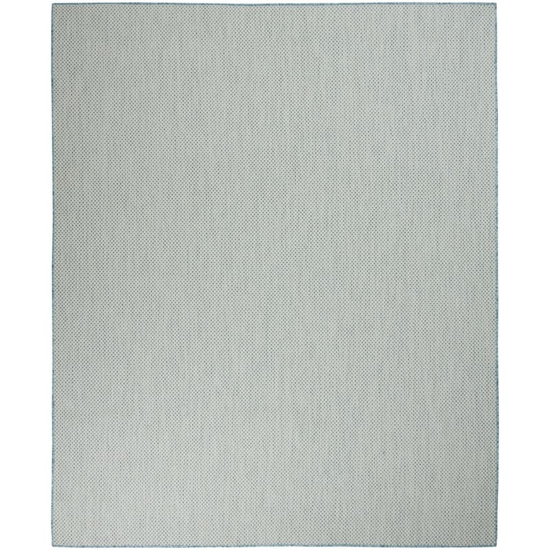 HomeRoots Contemporary Rectangle Outdoor Rug - 7' X 10'
