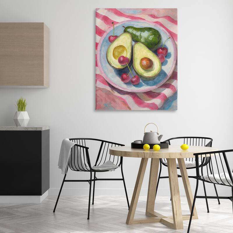 Stupell Avocado & Fruits Meal Canvas Wall Art Design By Lil' Rue