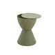preview thumbnail 54 of 143, Boyd Round Side Table with Ribbed Design Base - Accent Hourglass End Table with Removable Lid for Living Room & Bedroom