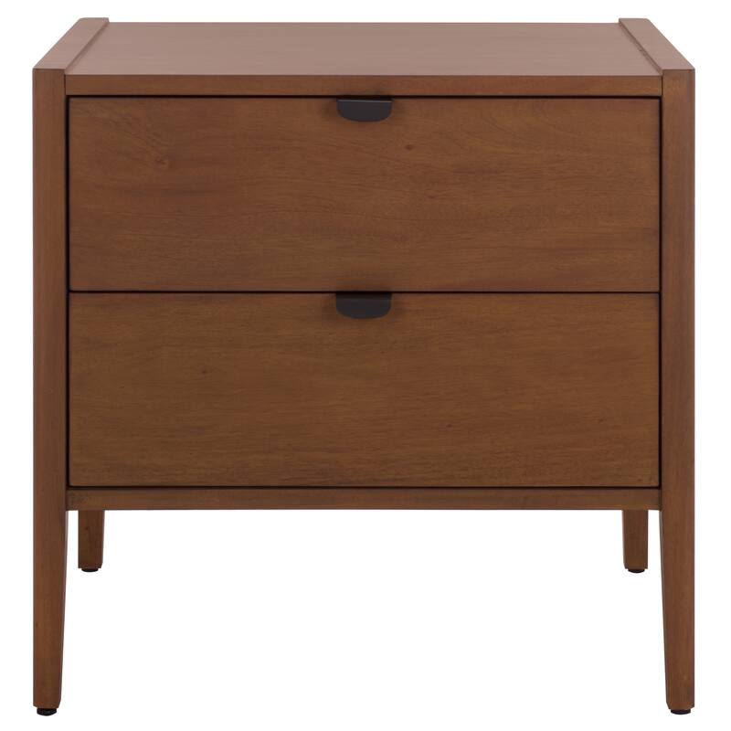 SAFAVIEH Couture Mayalyn Wood 2-Drawer Nightstand