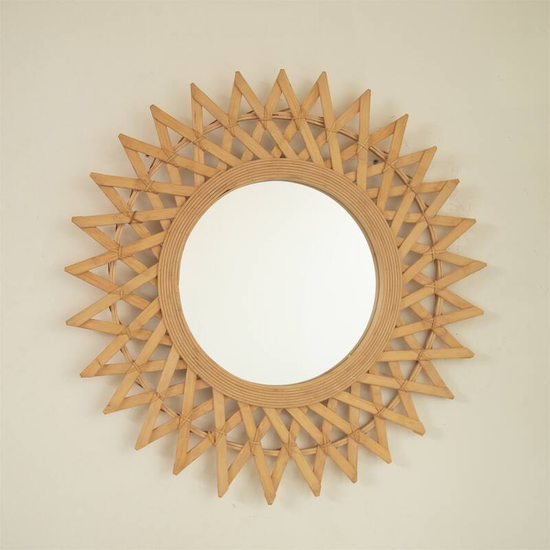 Artisanal 24" Irregular Mirror - Silver