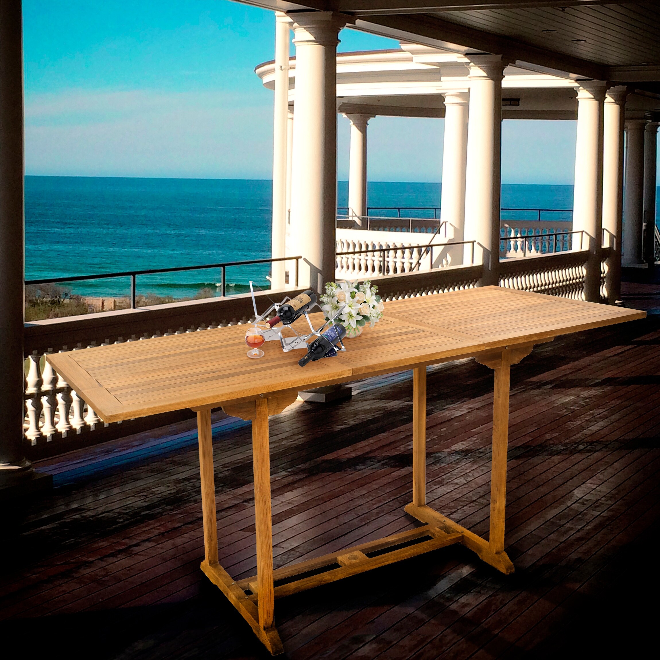 Chic on sale teak table