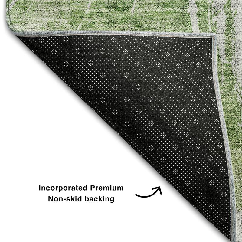 Premium Washable Super Soft Abstract Woodgrain Mayfield Rug