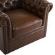 preview thumbnail 10 of 22, Christopher Knight Home - Chesterfield Swivel Club Chair with Deep Button Tufting and 360-Degree Rotation
