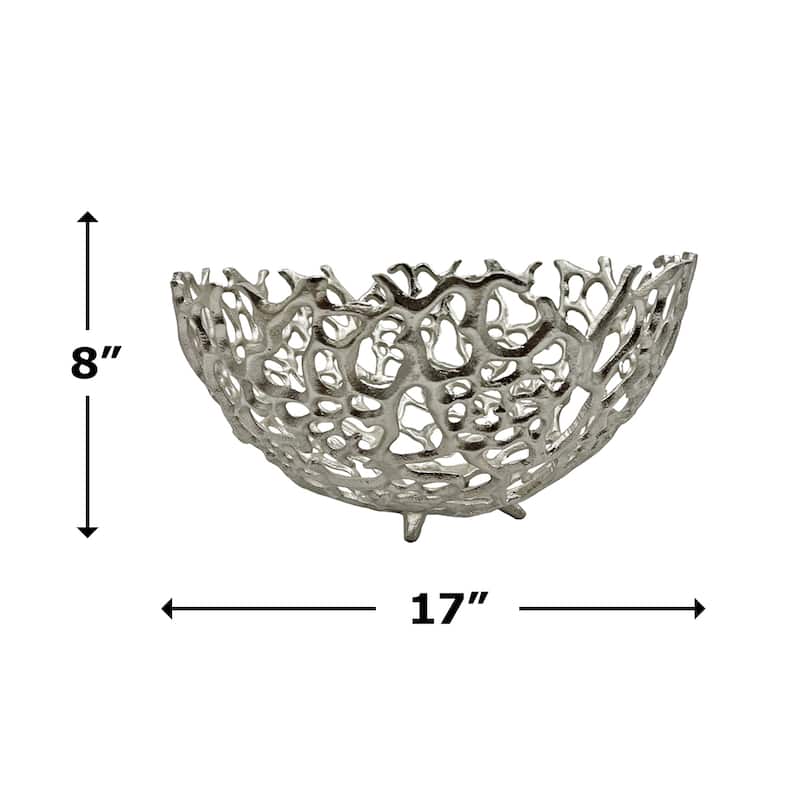 Decorative Handmade Aluminum Modern Bird Nest Bowl