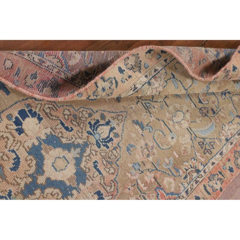 Sarouk Persian Vintage Runner Rug Hand-Knotted Wool Carpet - 3'1" x 8'11"