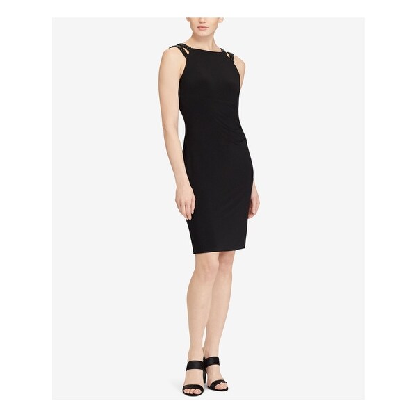 ralph lauren black sleeveless dress