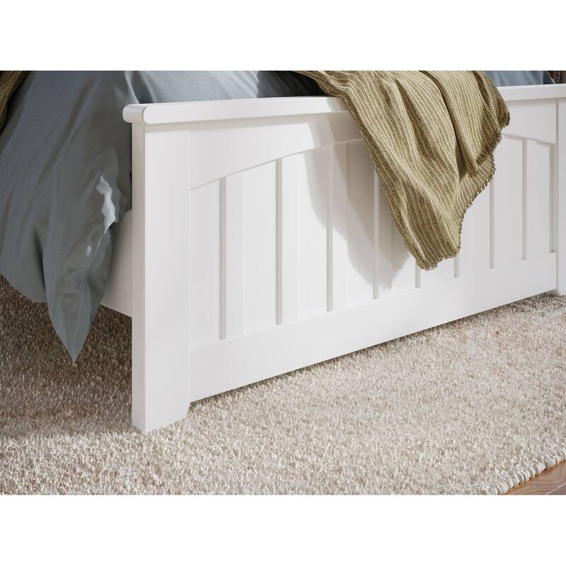 Becket Solid Wood Low Profile Platform Bed