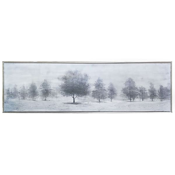 Shop Trees At Dusk Hand Painted Nature Abstract On Canvas On