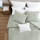 preview thumbnail 4 of 6, Tommy Bahama Harbor Palm Cotton Green Duvet Cover Set