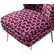 preview thumbnail 22 of 67, Almira Living Room Armless Accent Chair Set of 2 with Elegant Pattern