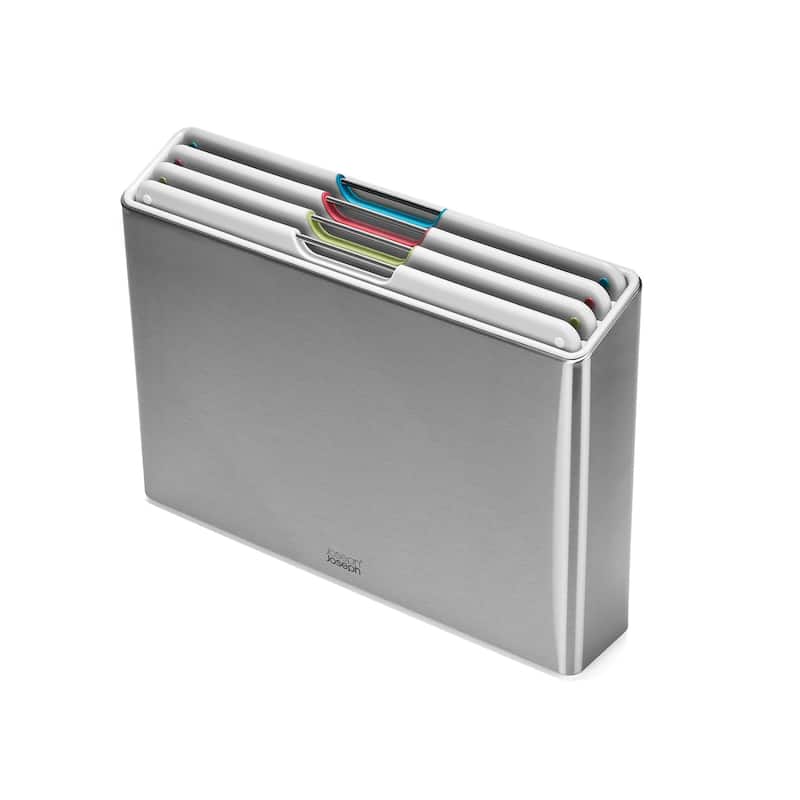 Joseph Joseph Folio Steel 4-piece Cutting Board Set - Stone