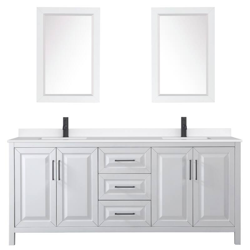 Wyndham Collection WCV252580D-QTZ-UNSM24 Daria 80" Free Standing