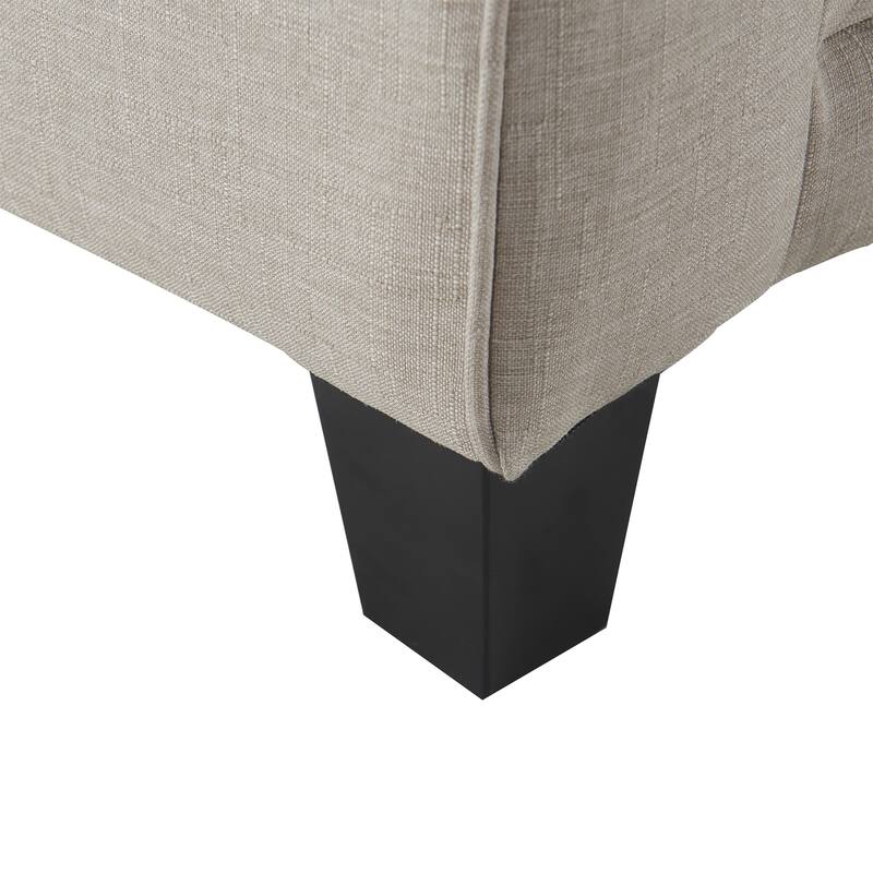 Serta Copenhagen 61" Loveseat for Two People, Pillowed Back Cushions and Rounded Arms, Durable Modern Upholstered Fabric