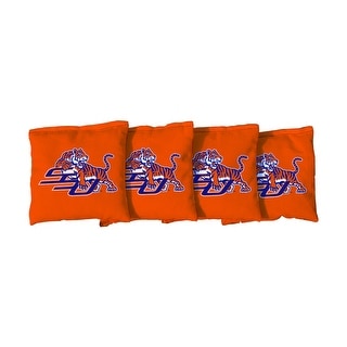 Savannah State Tigers Orange Cornhole Bags